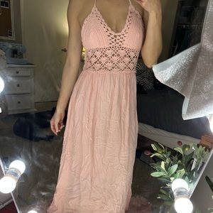 Light pink summer dress